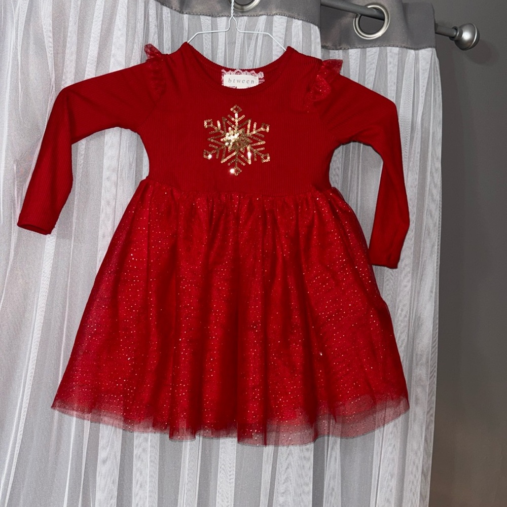 Gorgeous red and golds formal Christmas dress! - Picture 1 of 5